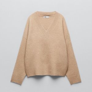 NWOT Zara Camel Sweater